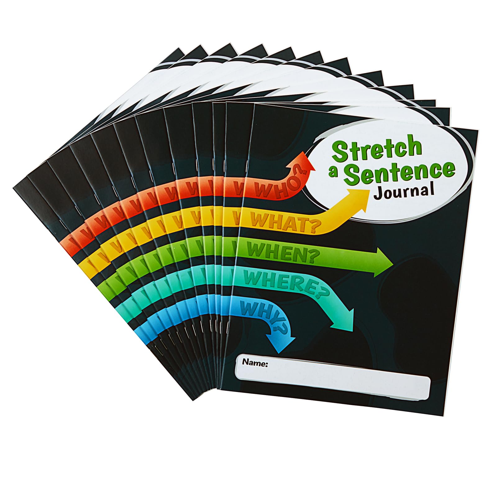 Really Good Stuff Stretch-a-Sentence Journals - Set of 12 - Image 3