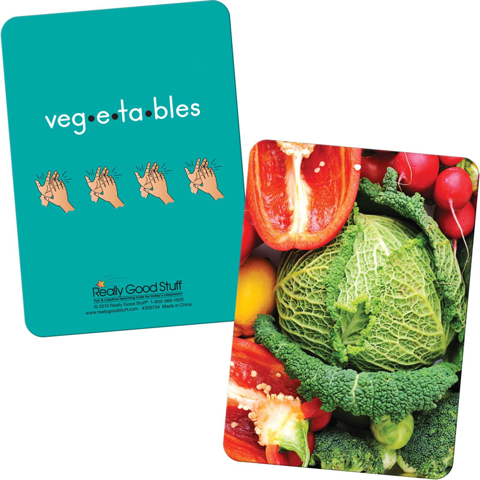 Really Good Stuff Syllable Photo Cards - 48 Cards - Image 3