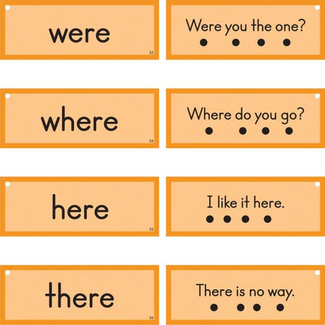 Really Good Stuff Tap and Track Tactile Sight Words and Sentence Cards - 100 Cards, Ages 5-7, Kindergarten and Up, Phonics Activity, Reading Game, Flash Cards, Learning - Image 6