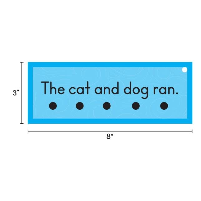 Really Good Stuff Tap and Track Tactile Sight Words and Sentence Cards - 100 Cards, Ages 5-7, Kindergarten and Up, Phonics Activity, Reading Game, Flash Cards, Learning - Image 7