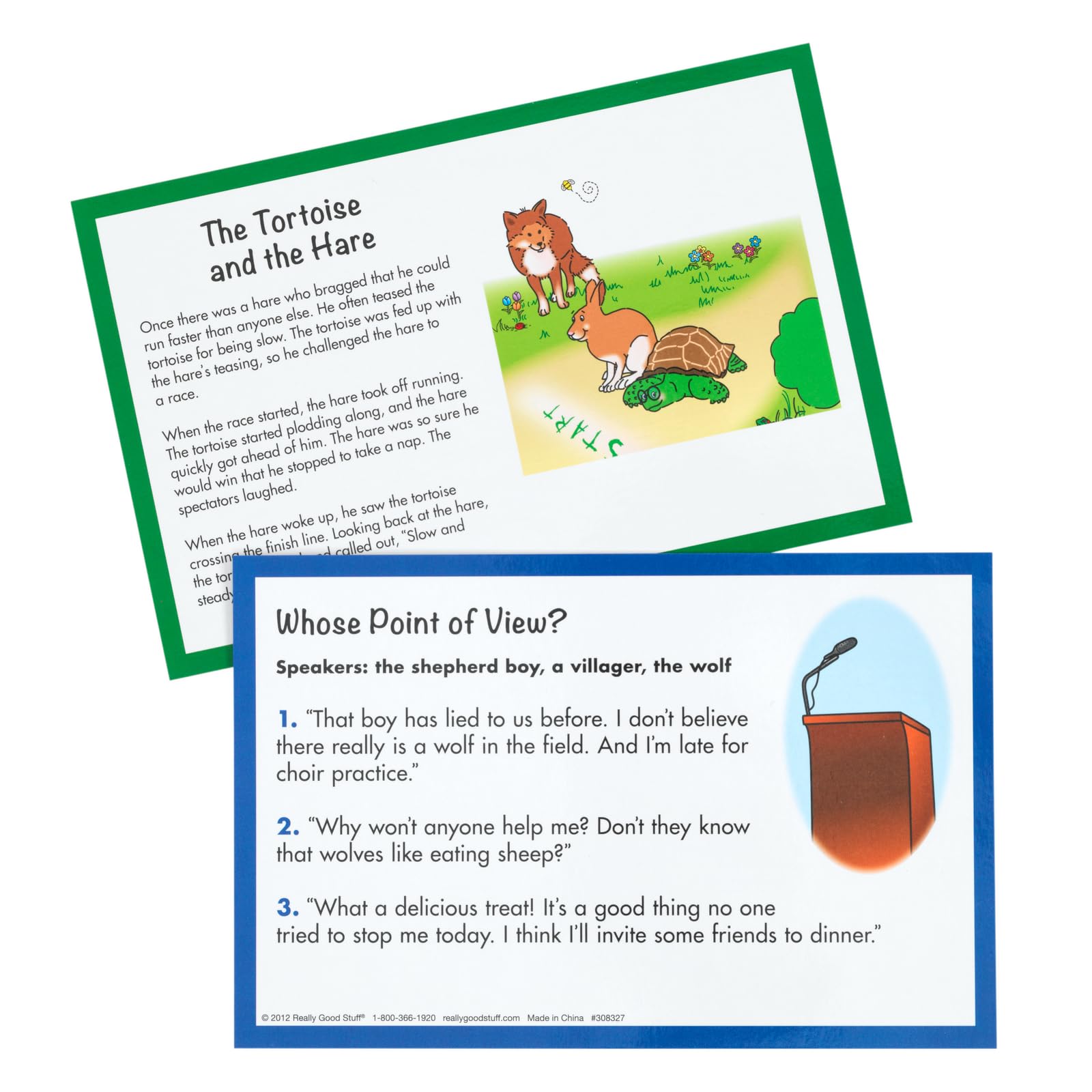 Really Good Stuff Tell A Tale: Point of View Literacy Center - 1 Literacy Center - Image 5
