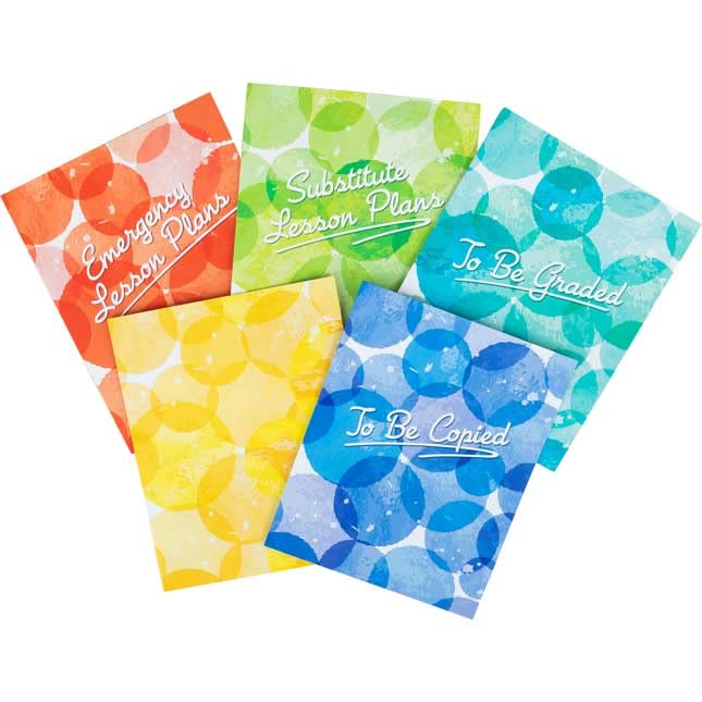 Really Good Stuff The Organized Teacher Folders Set of 10 - Image 3