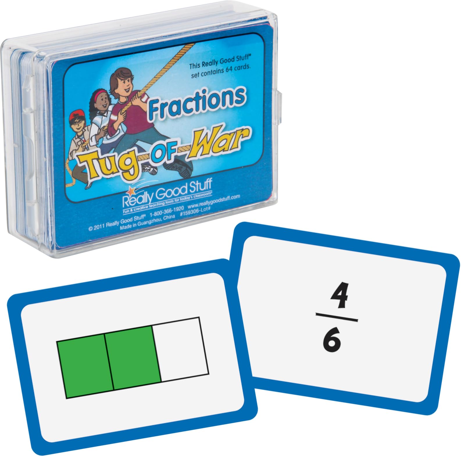 Really Good Stuff Tug of War Intermediate Math Card Set - 5 Card Set - Image 6