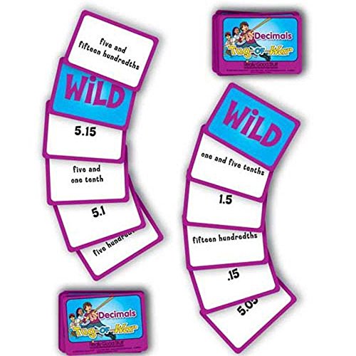 Really Good Stuff Tug-of-War Math Card Game: Decimals - Image 3