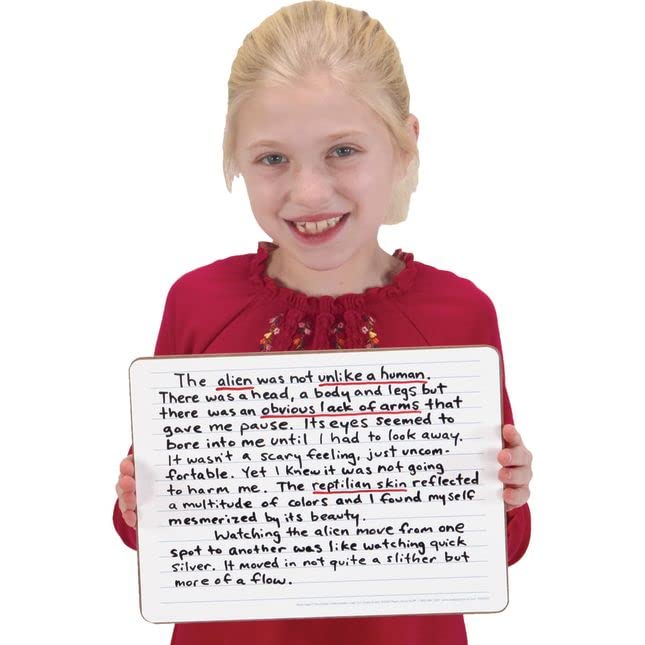 Really Good Stuff Two-Sided Intermediate Lined Write Again Dry Erase Boards - Image 3
