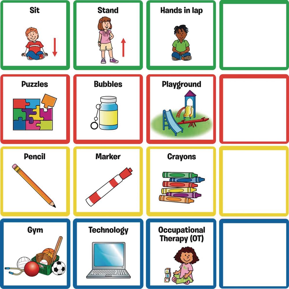 Really Good Stuff Visual Support Folder and Cards - 1 Folder, 85 Cards - Image 6