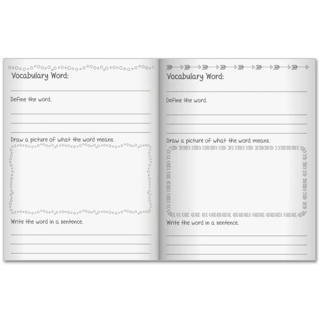 Really Good Stuff Vocabulary Journals - Primary - 12 journals - Image 5
