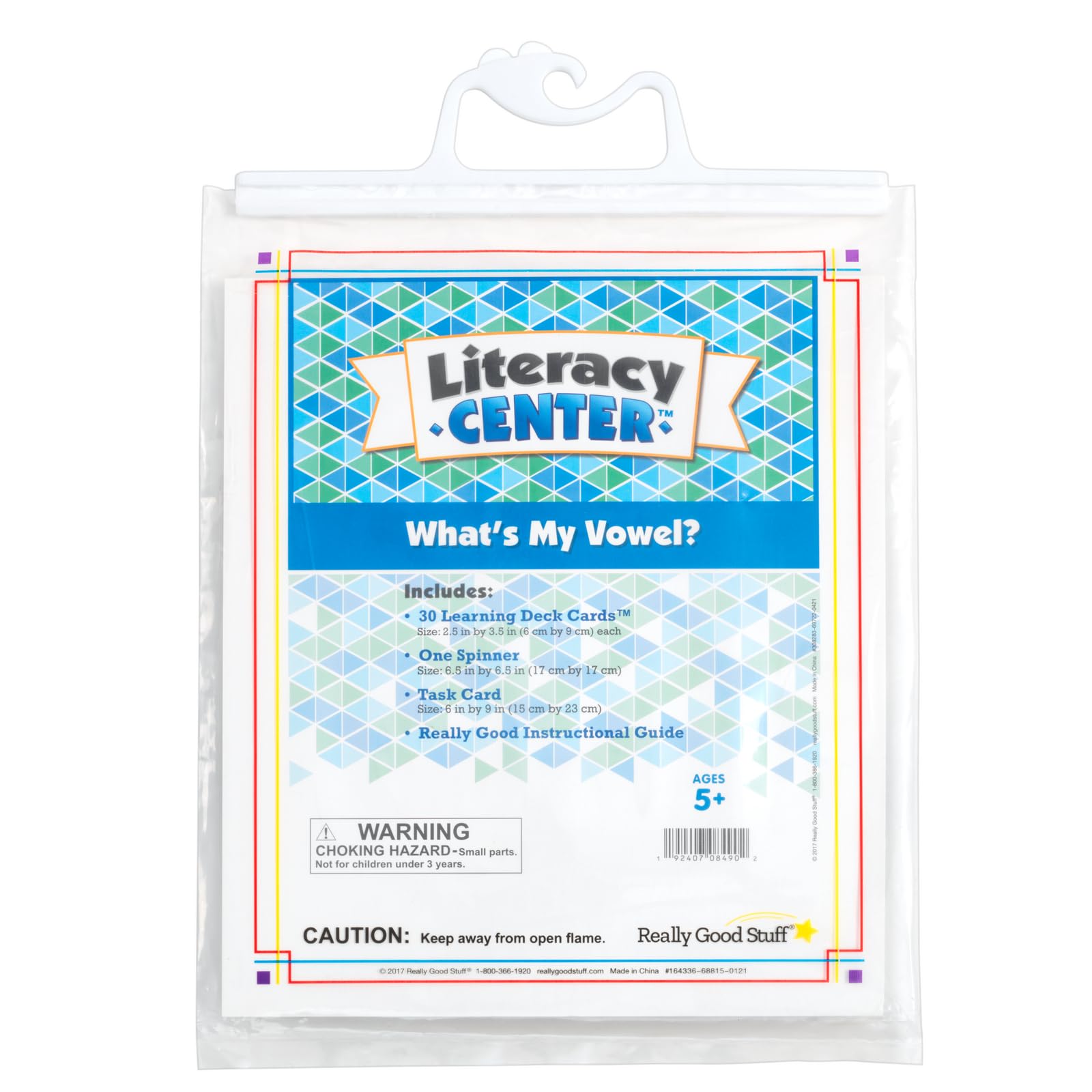 Really Good Stuff What's My Vowel? Literacy Center - 1 Literacy Center