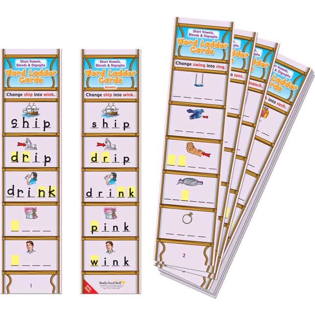 Really Good Stuff Word Ladder Card Sets - Image 3