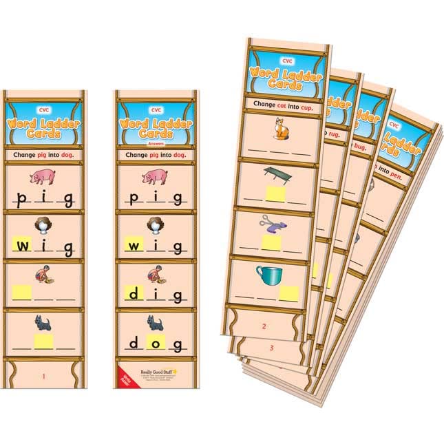 Really Good Stuff Word Ladder Card Sets - Image 5