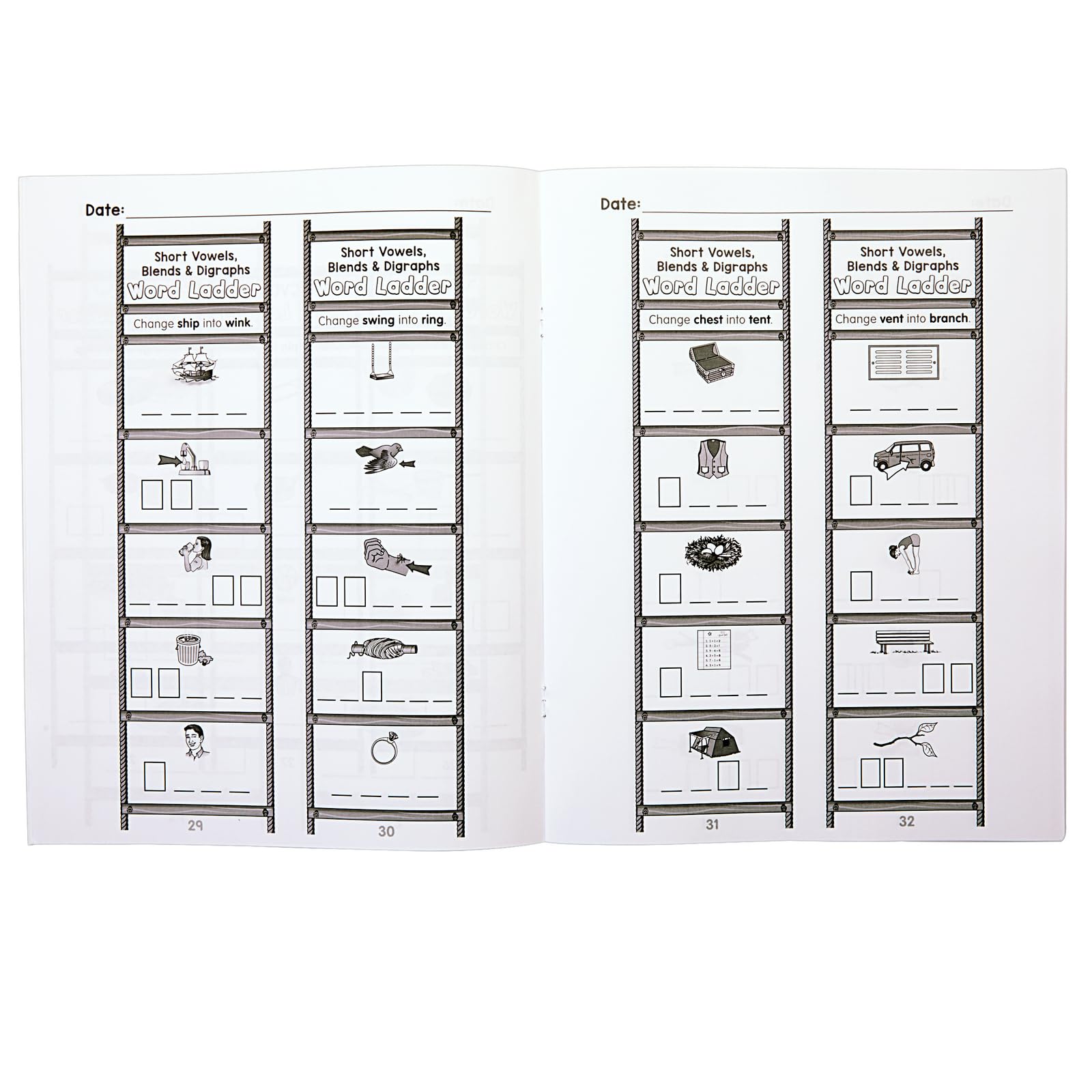 Really Good Stuff Word Ladder Journals - Set of 12 - Image 4