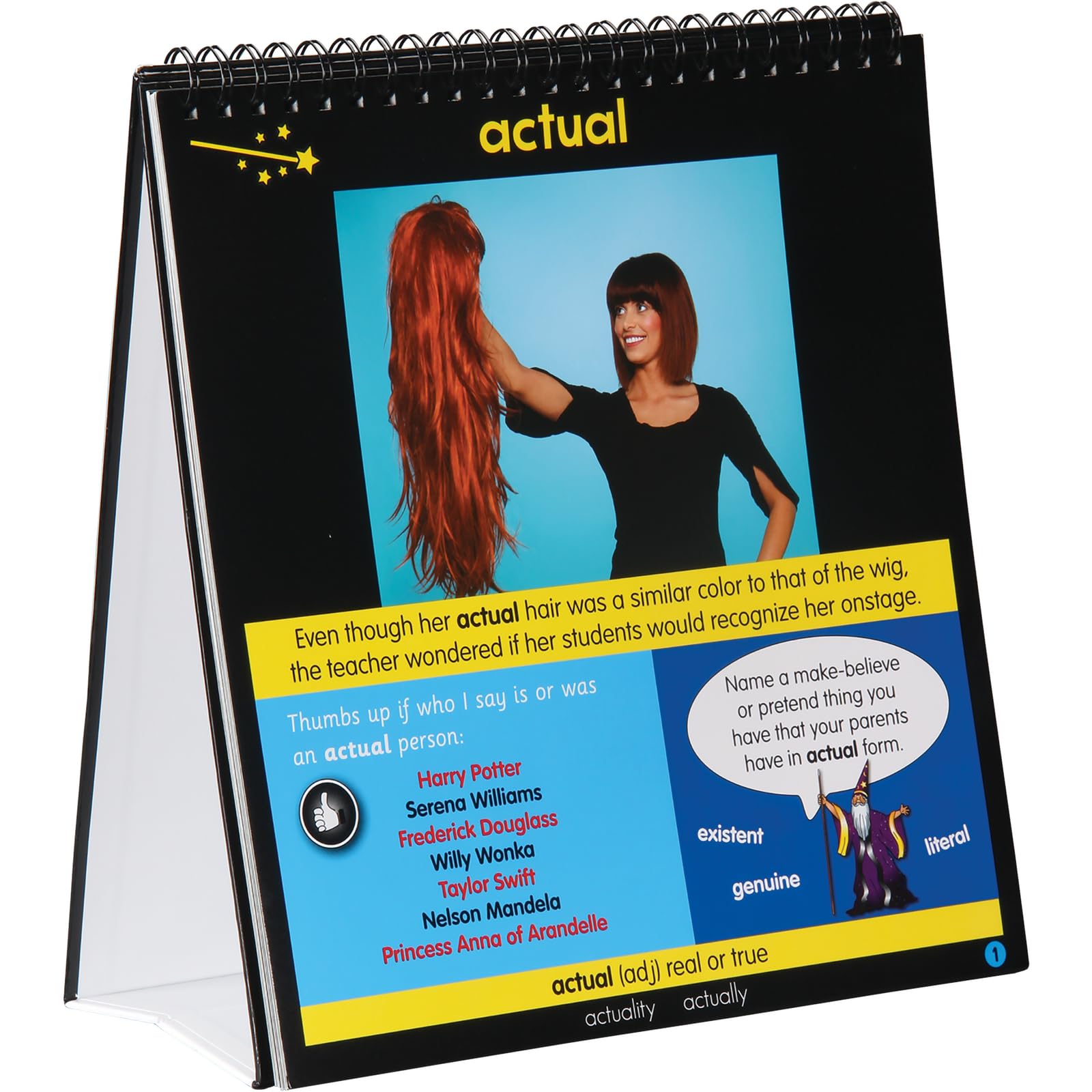 Really Good Stuff Word Wizard Flip Chart - 1 flip Chart, 1 CD - Image 2