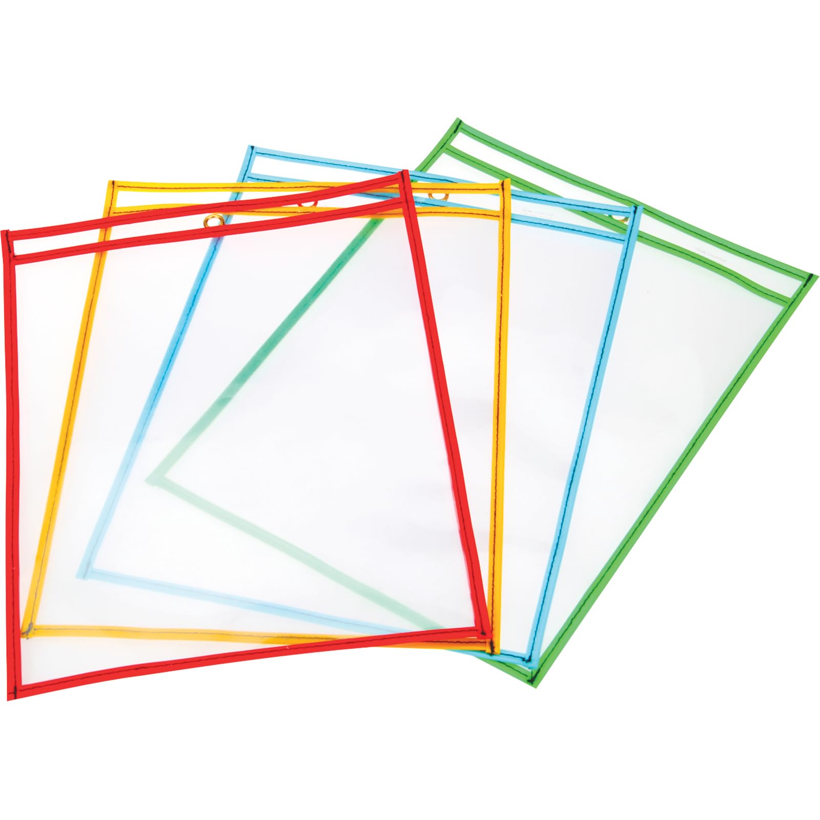 Really Good Stuff Write Again Re-Markable Dry Erase Sleeves Classroom Pack