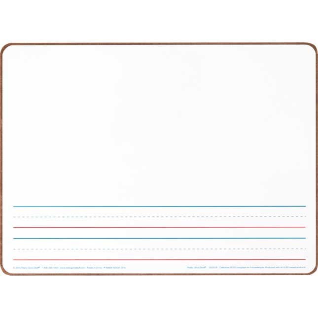 Really Good Stuff Write Again Two-Sided Non-Magnetic Draw and Write Dry Erase Boards - Image 3