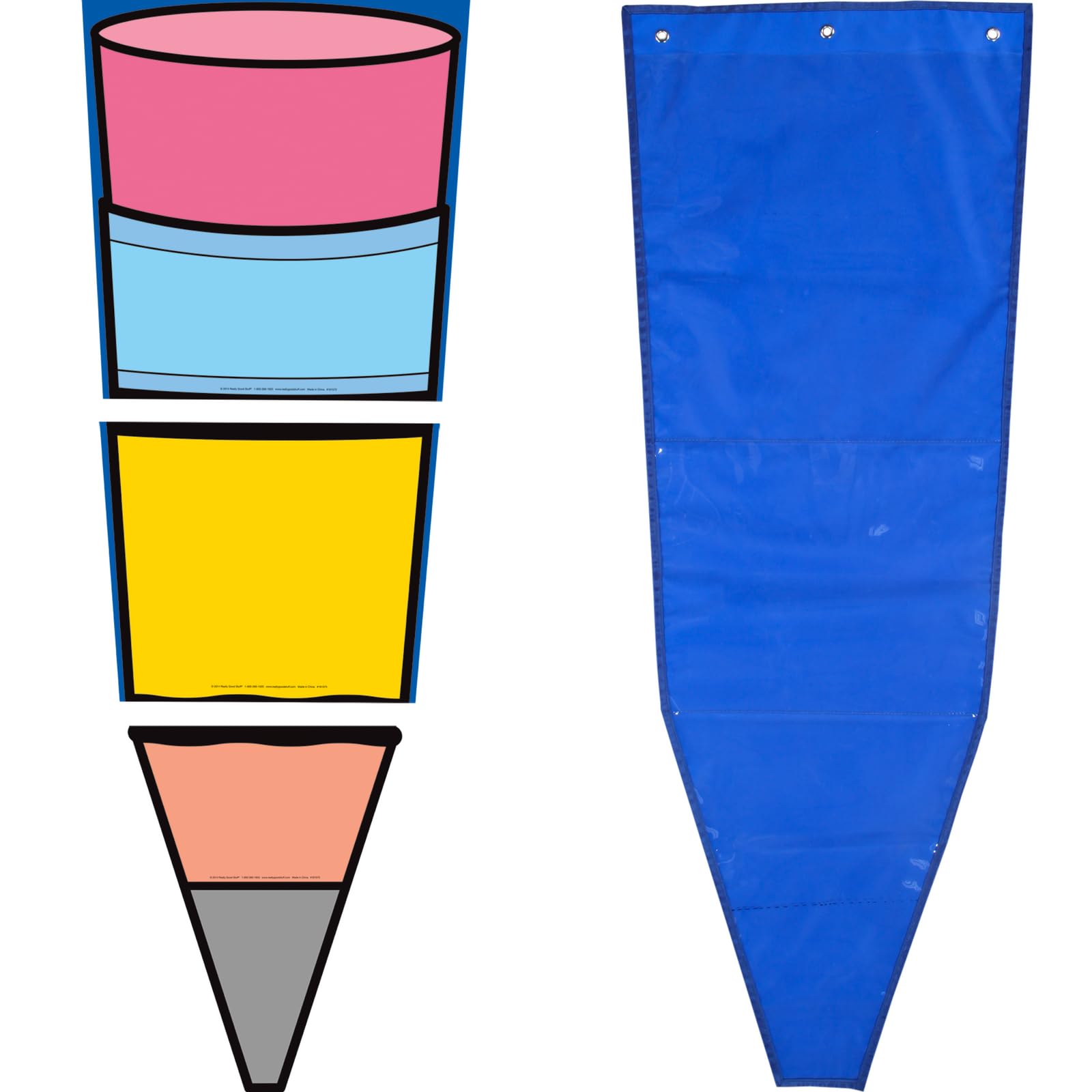 Really Good Stuff Writing Process Clip 'N' Track Pocket Chart - 1 Multi-Item kit - Image 3