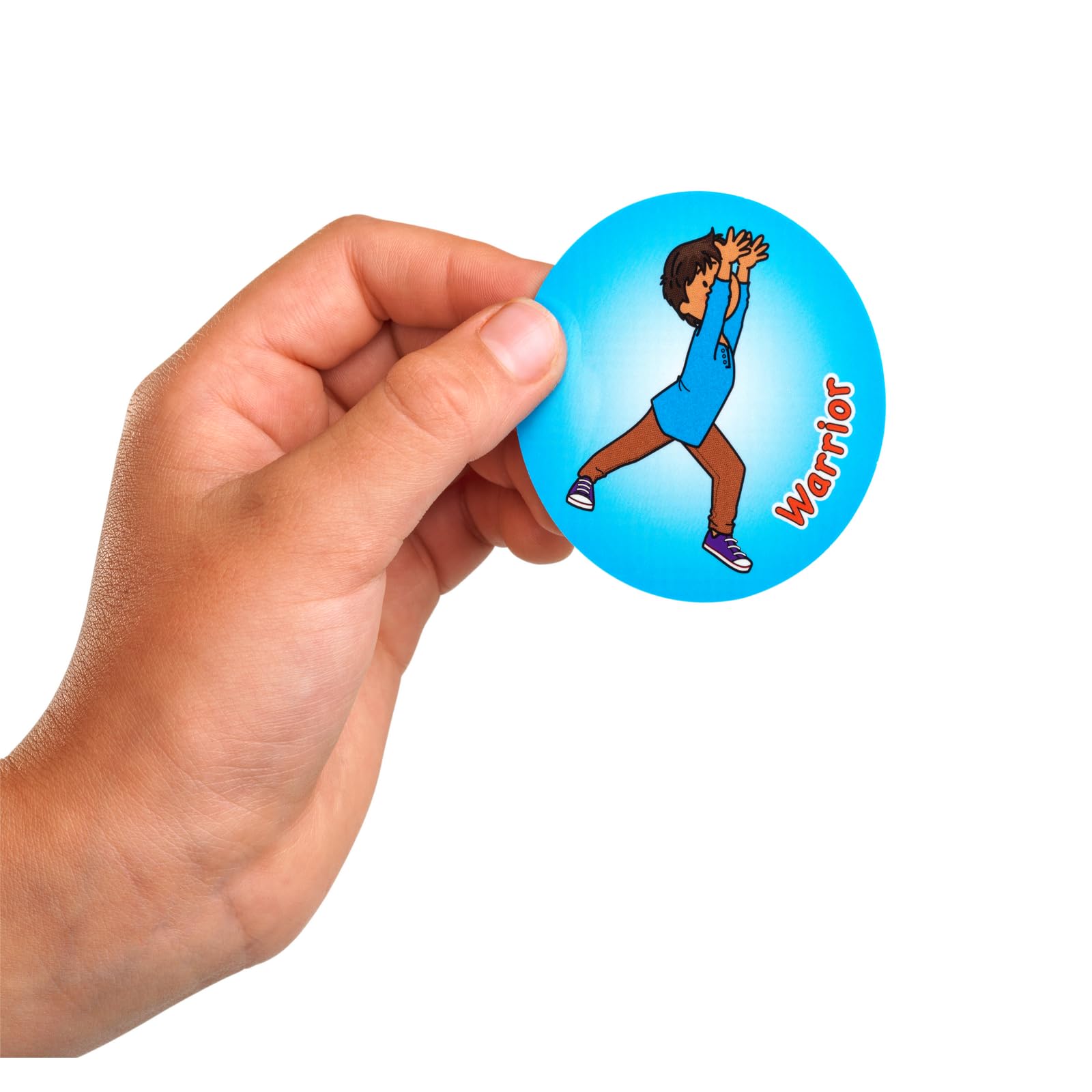 Really Good Stuff Yoga Chips for Kids - 24 Pack -Help Children Calm Down, Exercise, & Focus - Yoga Poses and Mindfulness Activities for the Classroom/Home - Image 4