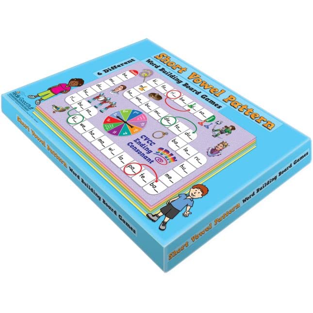 Short Vowel Pattern Word Building Board Games - 1 Game - Image 3