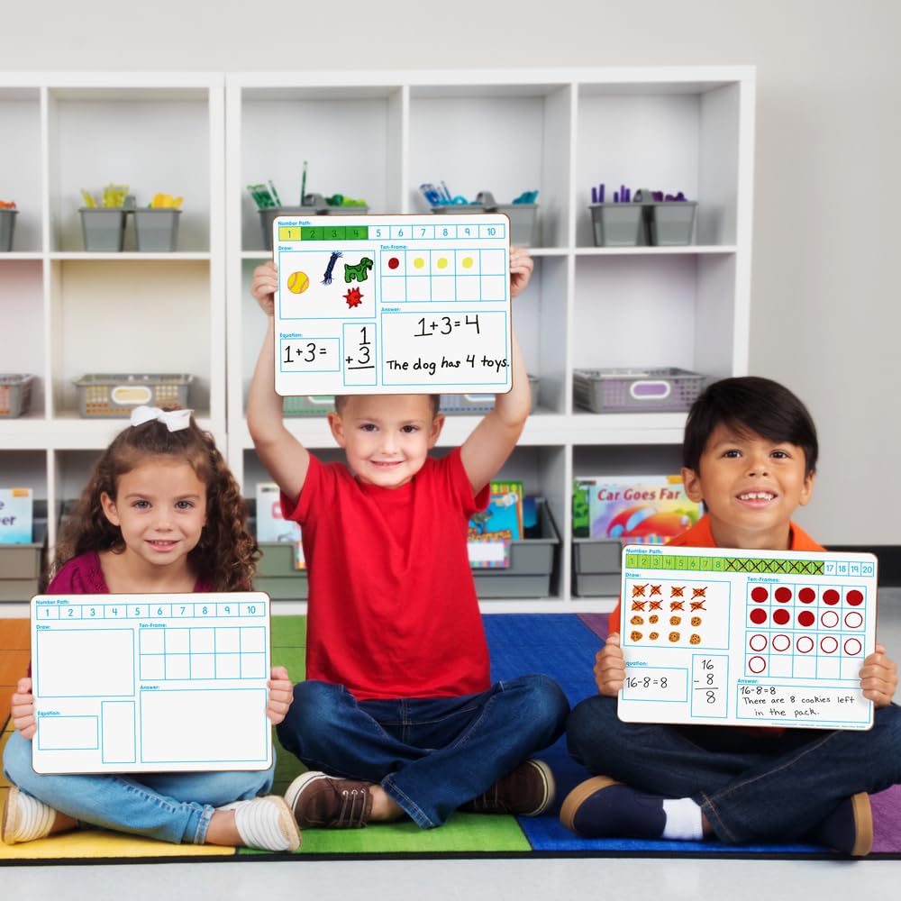 Solving Problems Two-Sided Dry Erase Boards Set - Image 4