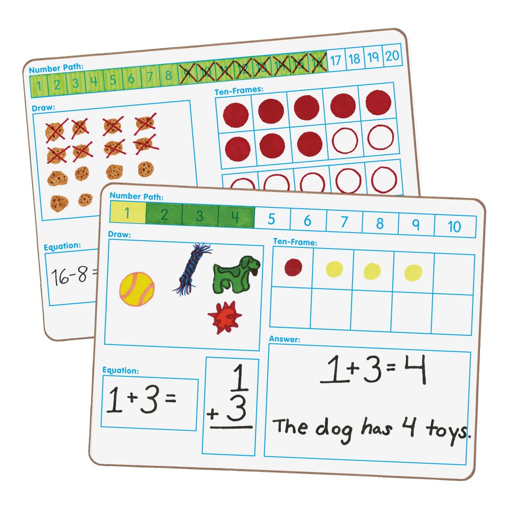 Solving Problems Two-Sided Dry Erase Boards Set - Image 6