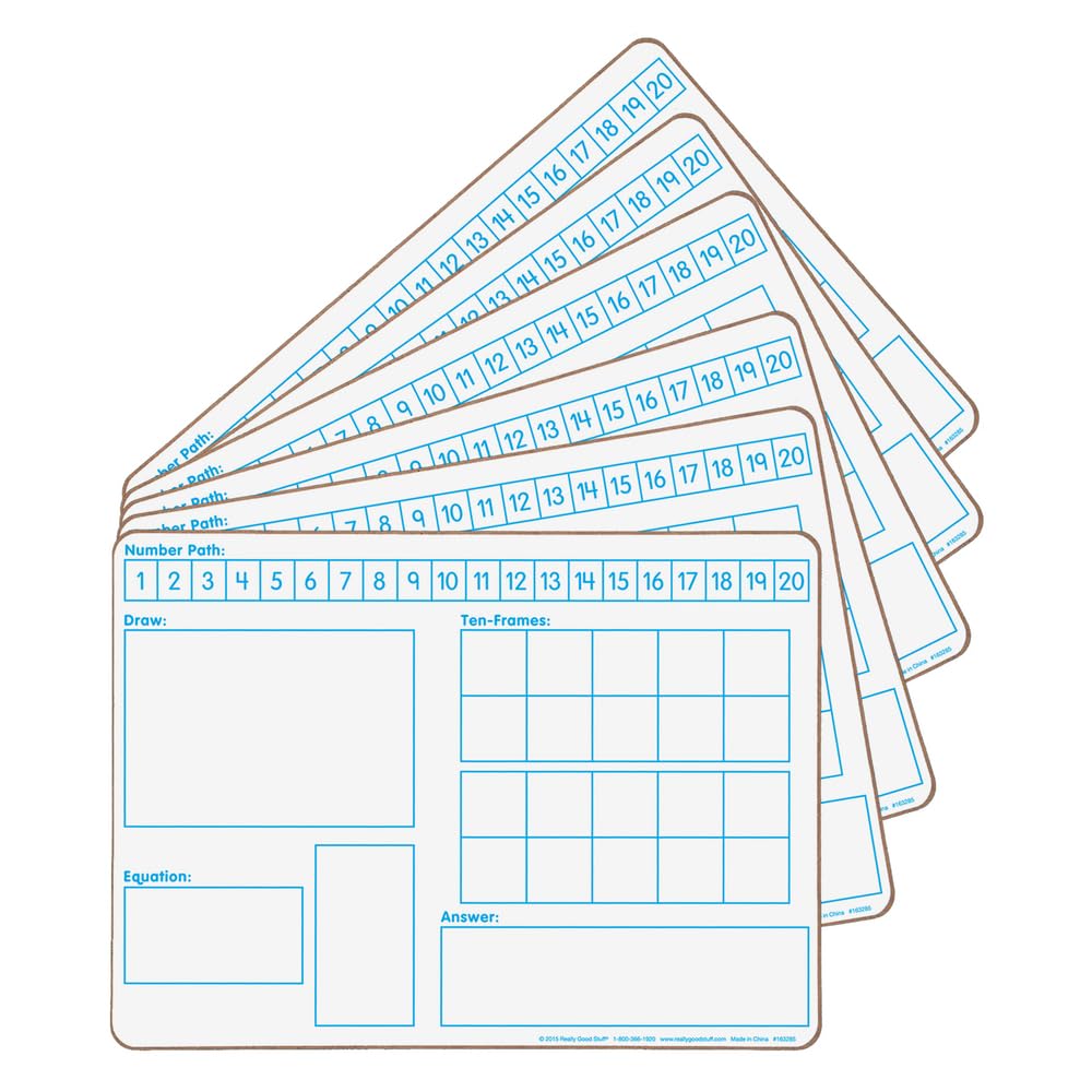 Solving Problems Two-Sided Dry Erase Boards Set - Image 7