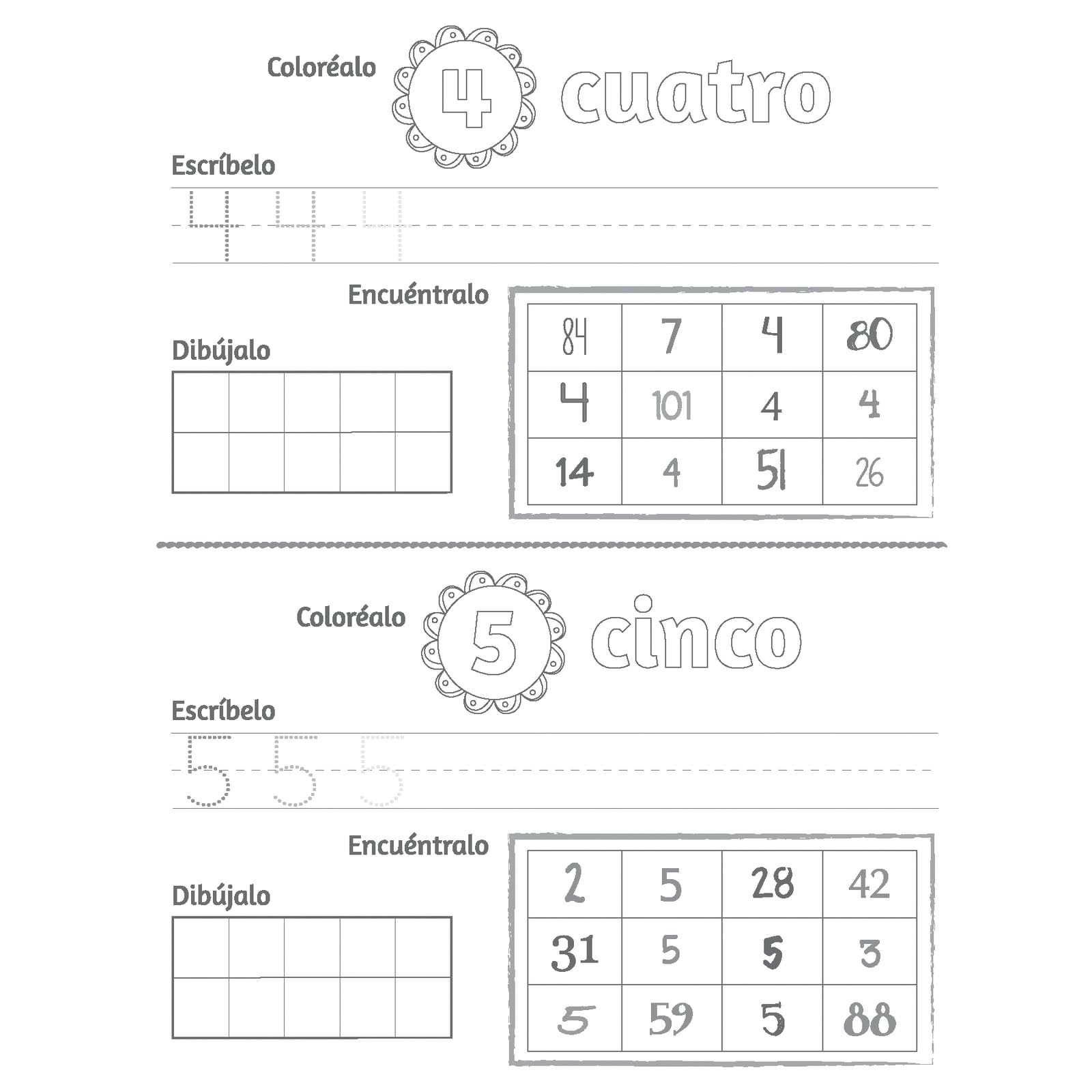 Spanish My Numbers Through 120 Journal (Mi Cuaderno de Numeros Hasta el 120) - Set of 12 - Image 4