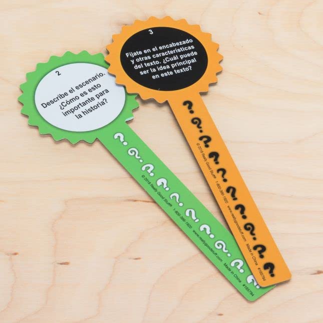 Varitas con preguntas de lectura guiada (Spanish Guided Reading Question Wands) - Image 3