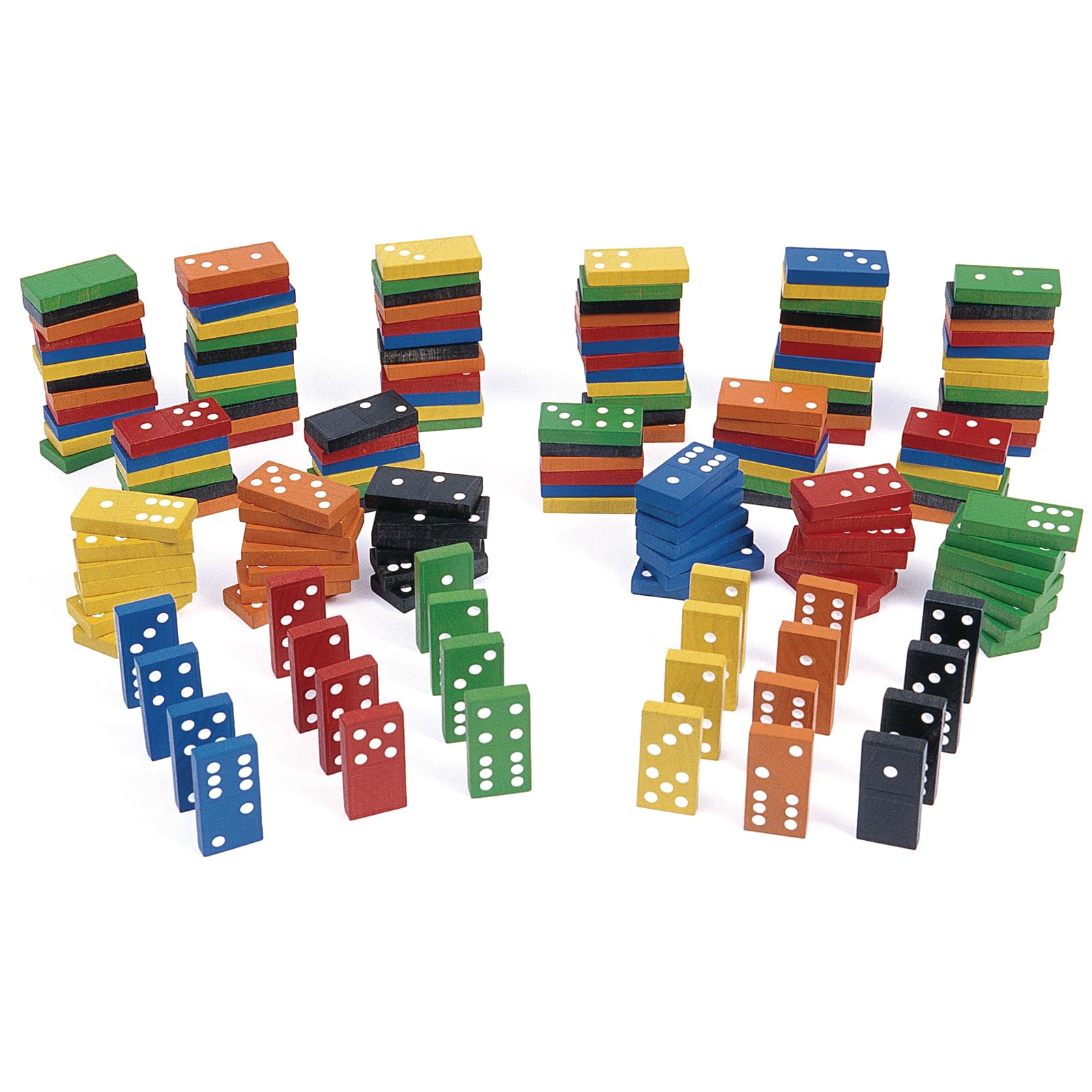 Wooden Dominoes - 168 Pieces, Excellerations