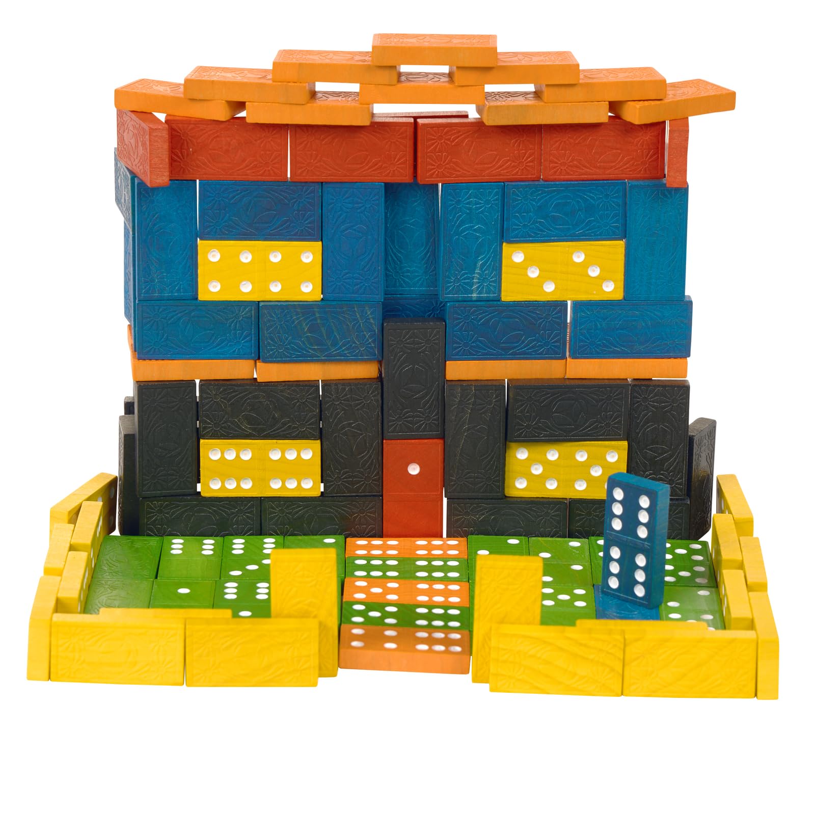 Wooden Dominoes - 168 Pieces, Excellerations - Image 6